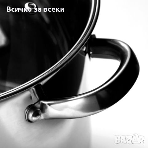 Комплект тенджери Bohmann BH 3436, 20/22/24см. - 5.8/7.4/9.1л. , Неръжд. стомана, снимка 4 - Съдове за готвене - 45434216