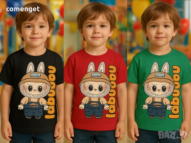 Детски тениски и блузи LABUBU / ЛАБУБУ! Или поръчай с ТВОЯ идея!, снимка 3 - Детски тениски и потници - 51738573