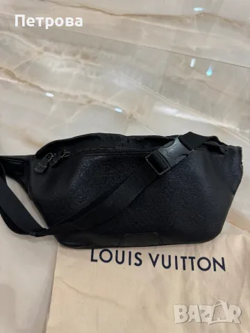 Мъжка чанта естествена кожа Louis Vuitton , снимка 2 - Чанти - 48577906