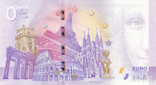 ❤️ ⭐ САЩ 2023 0 евро I ♥ New York UNC нова ⭐ ❤️, снимка 3 - Нумизматика и бонистика - 52896639
