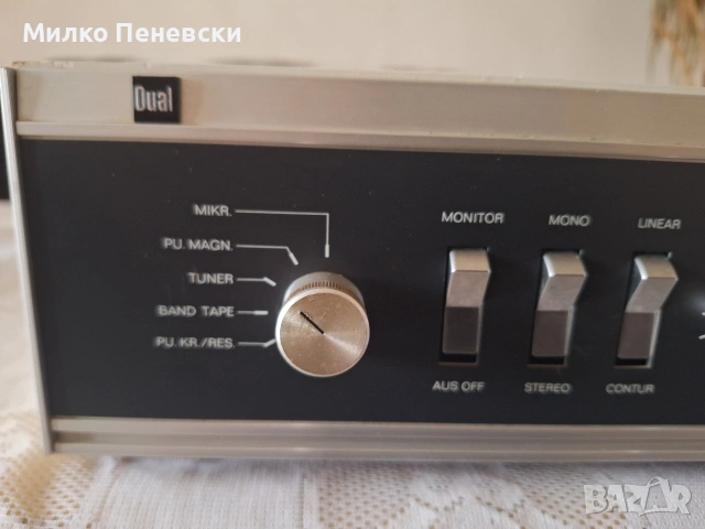 DUAL CV 60 VINTAGE STEREO AMPLIFIER.MADE IN WEST GERMANY., снимка 2 - Ресийвъри, усилватели, смесителни пултове - 53761846