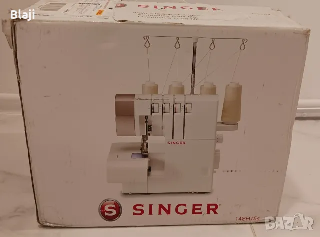 Оверлог SINGER 14SH754, снимка 1 - Шевни машини - 49596794