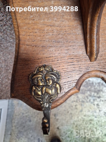 Закачалка дърворезба, снимка 3 - Закачалки - 53604373