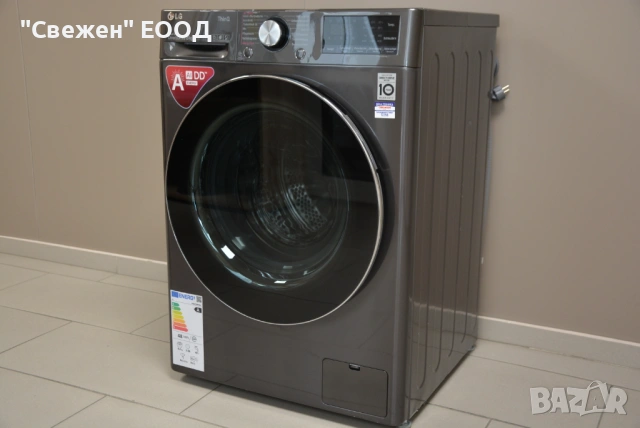 Пералня с функция пара и директно задвижване LG F4WV708P2BA, снимка 3 - Перални - 53680591