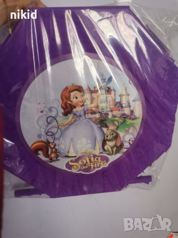 Принцеса София Първа Sofia the First голяма готова пинята + пръчка подарък за парти рожден ден, снимка 2 - Други - 44658956