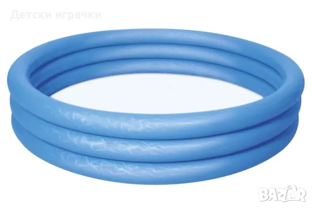  Надуваем басейн Bestway 152 х 30 см, неон мат, син/червен, снимка 6 - Басейни и аксесоари - 49925909