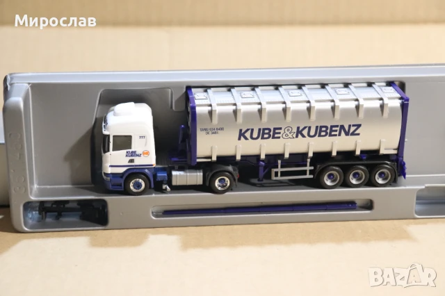HERPA H0 1/87 SCANIA КАМИОН ТИР МОДЕЛ ЦИСТЕРНА ГОНДОЛА , снимка 3 - Колекции - 50909838