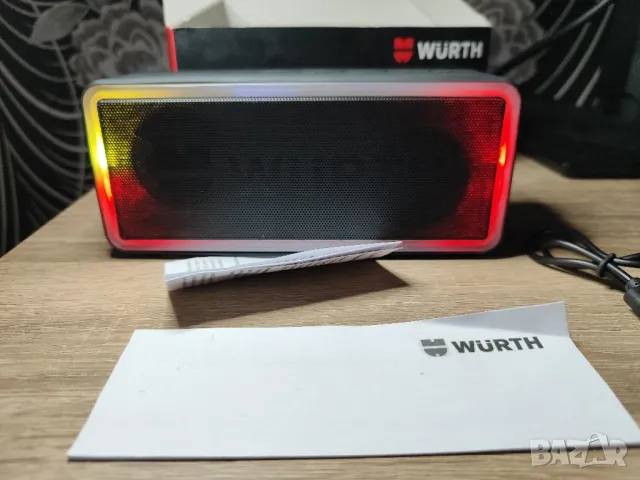 ПРОМО ! Wurth Bluetooth RGB безжична колонка !, снимка 10 - Bluetooth тонколони - 49544962