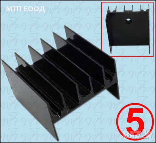 Радиатор за транзистор ТО-220, ТО-3, силиконова, керамична подложка, охладител, снимка 5 - Друга електроника - 37108979