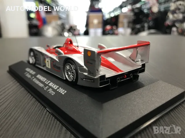 Колекционерски модел метална количка IXO MODELS AUDI R8 LE MANS WINNER, снимка 4 - Колекции - 47030573