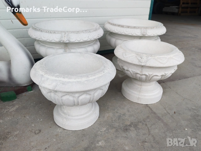 Саксии и Кашпи от вибробетон! Нови модели! ПРОМО , снимка 2 - Саксии и кашпи - 54125513