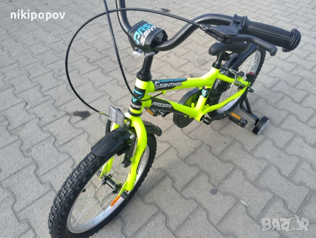 PASSATI Алуминиев велосипед 18" SENTINEL жълт, снимка 10 - Велосипеди - 53772943