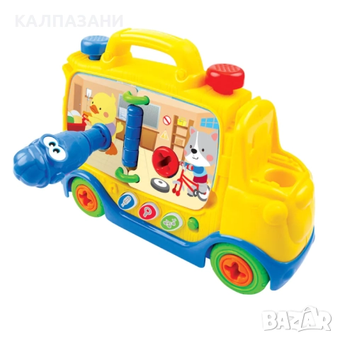 WINFUN Камион Музикален с Инструменти и Книжка Junior Builder 795, снимка 2 - Коли, камиони, мотори, писти - 52036807