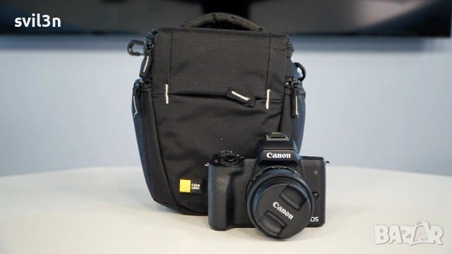 Canon EOS M50 Mark II + Обектив 15-45mm, снимка 9 - Фотоапарати - 53917465
