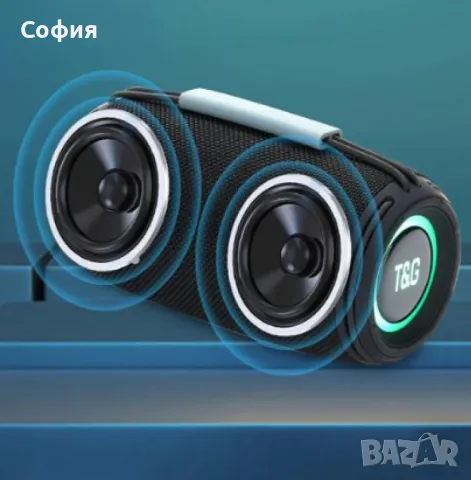 Портативна тонколона,T&G 657,RGB светлини, снимка 3 - Bluetooth тонколони - 47894502