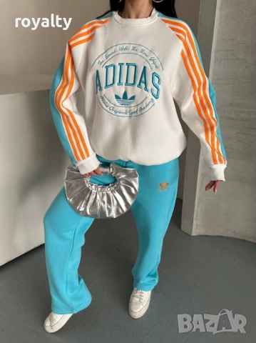 Adidas Дамски Ватиран Комплект , снимка 2 - Спортни екипи - 52651470