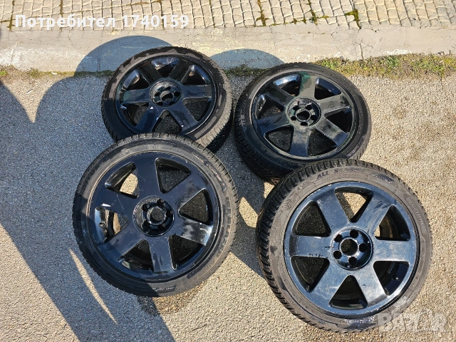 Джанти Ronal 5x100 17 цола с гуми , снимка 4 - Гуми и джанти - 53763251