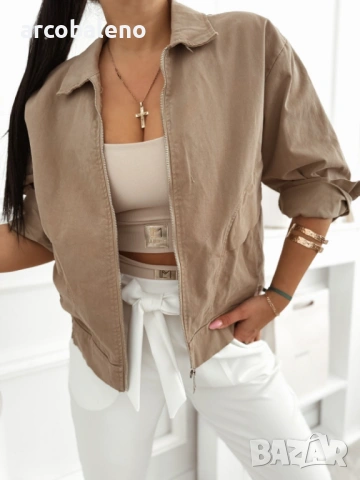 Дамско късо преходно яке NEST, 4цвята , снимка 4 - Якета - 53370171