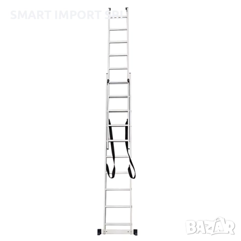 Разтегателна алуминиева стълба KME214, 2x14 стъпала, снимка 2 - Железария - 52006606