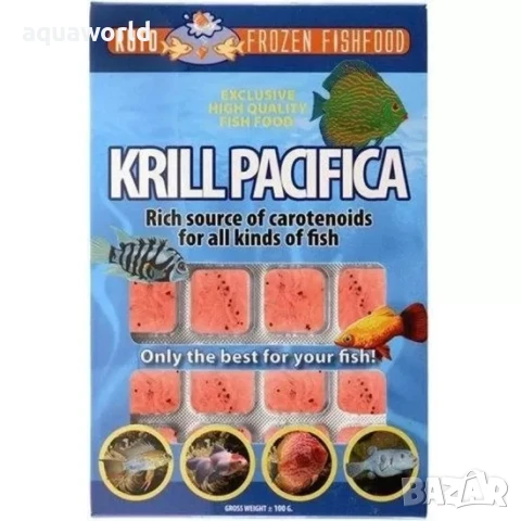 "ПРОМОЦИЯ" Замразена храна Ruto Krill Pacifica 100 g / 24 таблетки