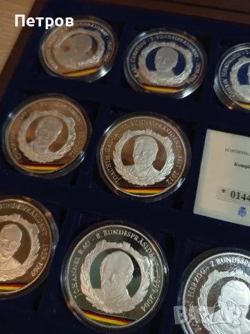 Колекционерски плакети "Президентите на Германия", снимка 3 - Нумизматика и бонистика - 49638569