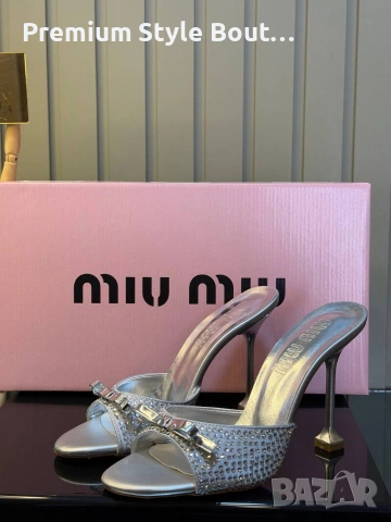 обувки на ток miu miu Gucci , снимка 6 - Дамски ежедневни обувки - 54159403