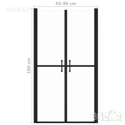 vidaXL Врата за душ, прозрачно ESG стъкло, (93-96)x190 см(SKU:150829, снимка 2 - Други - 48084862