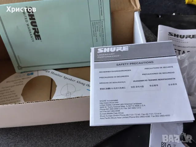 SHURE BETA 58A, снимка 6 - Микрофони - 47198344