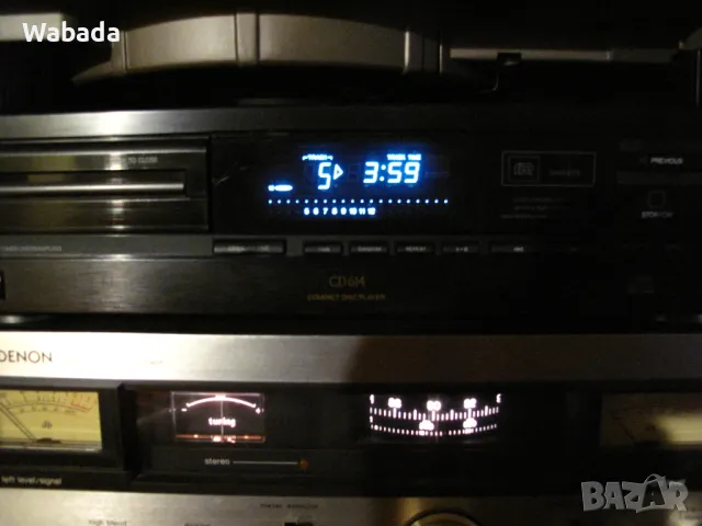 CD player Плейър Philips CD 614 черен, отличен, TDA1543 дак (1990-92), снимка 3 - Декове - 47230667