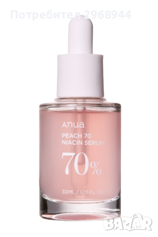 СЕРУМ ЗА ЛИЦЕ Anua Peach 70 Niacin Serum 30мл, корейска, снимка 3 - Козметика за лице - 45040306