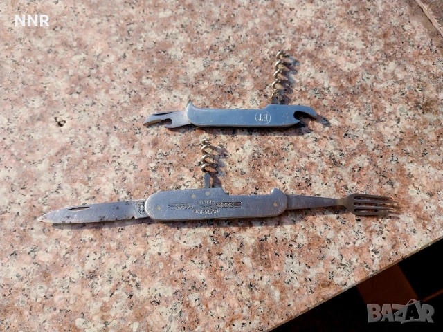 Старо джобно ножче + отварачка , снимка 3 - Антикварни и старинни предмети - 53752724
