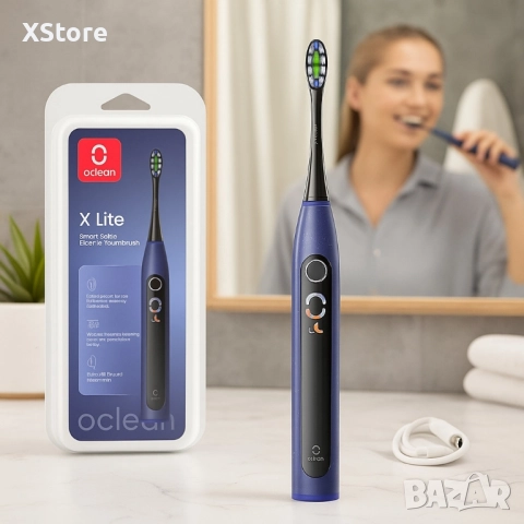 Електрическа четка за зъби Oclean X Lite 20, 1 бpой накрайник, 5 режима, снимка 6 - Други - 51896073