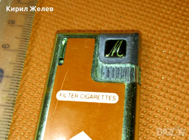 MARLBORO Стара КОЛЕКЦИОНЕРСКА ГАЗОВА МЕТАЛНА ЗАПАЛКА МАРКОВА ВИНТИДЖ МОДЕЛ 47105, снимка 3 - Запалки - 47003558