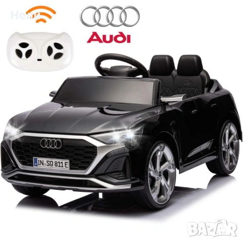 Акумулаторен джип AUDI SQ8 4X4 12V,MP3, меки гуми, снимка 4 - Други - 53221688