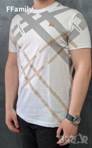 BURBERRY Тениски и Поло Тениски [тениски с яка], снимка 4 - Тениски - 54149714