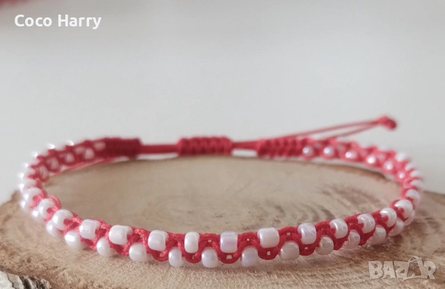 Комплект гривни мартенички,ръчно изработени, снимка 5 - Подаръци за жени - 53112470