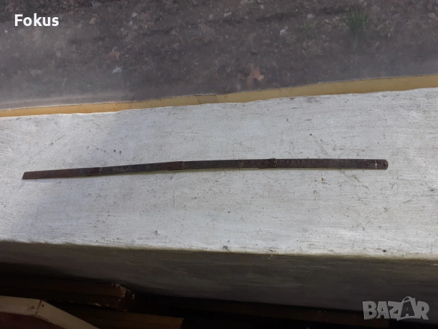 Стара бронзова линийка, снимка 5 - Антикварни и старинни предмети - 53388693