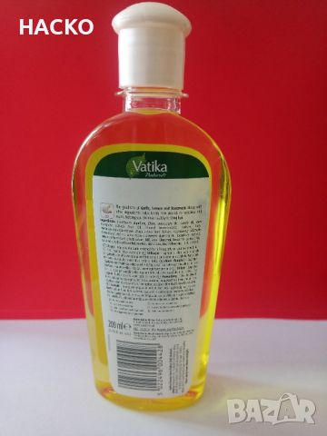 Олио за коса,обогатено с чесън Vatika Naturals Dabur 200 мл, снимка 2 - Продукти за коса - 46186478