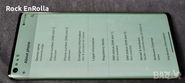 Motorola Edge 5G XT2063-3, снимка 15 - Motorola - 54236338