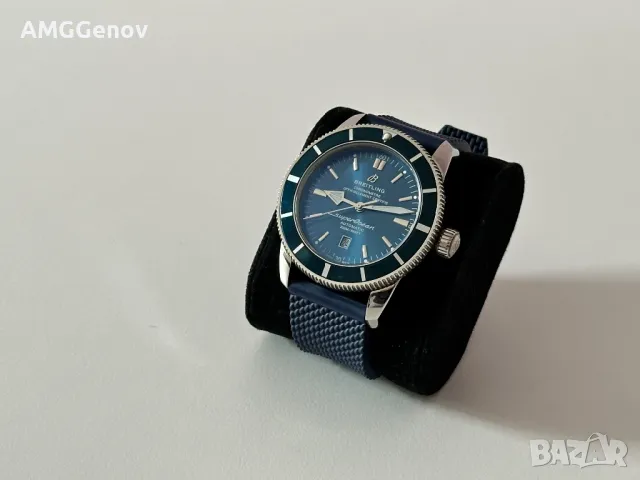 Breitling Superocean Blue 46mm, снимка 3 - Мъжки - 48881727