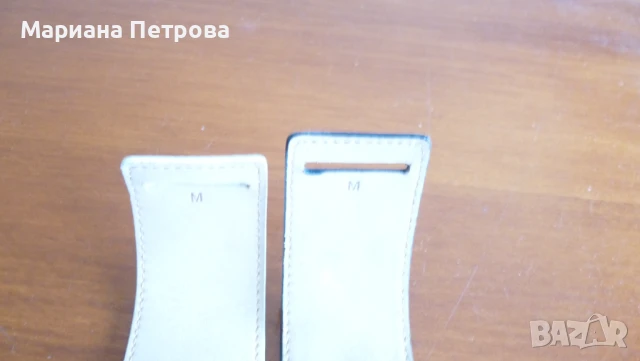 Гривни HERMES - бяла и черна - естествена кожа, снимка 3 - Гривни - 50701743