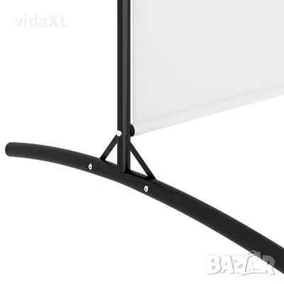 vidaXL Параван за стая, 2 панела, бял, 348x180 см, плат（SKU:350274）, снимка 4 - Паравани - 48518355