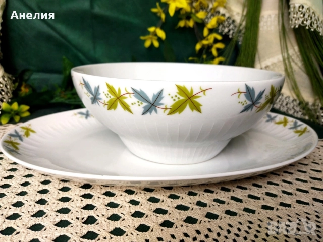 Scherzer Bavaria чудесни , снимка 2 - Чинии - 52569927