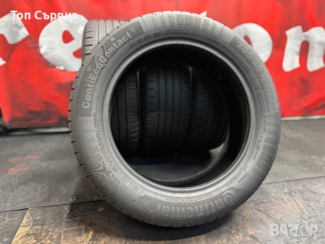 205 55 17, Летни гуми, Continental ContiEcoContact5, 4 броя, снимка 5 - Гуми и джанти - 54160723