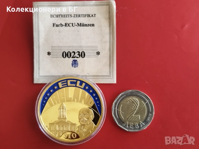 ГОЛЯМА ‼ПОЗЛАТЕНА‼ ВЪЗПОМЕНАТЕЛНА МОНЕТА - ЛИБЕРИЯ