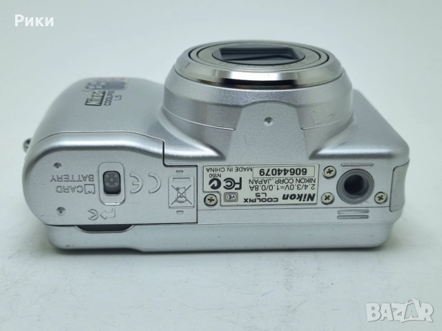 Nikon COOLPIX L5 7.2MP Digital Camera - Silver, снимка 10 - Фотоапарати - 53804821