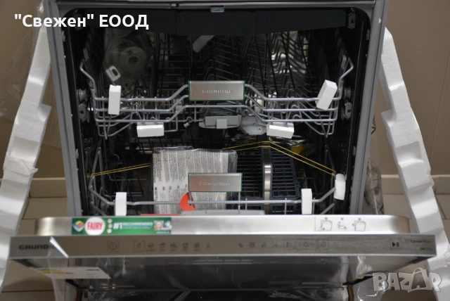 Съдомиялна за вграждане GRUNDIG GNVP4432PW CornerWash Spray, SteamShine, снимка 4 - Съдомиялни - 53332427