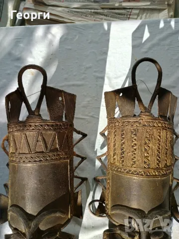 Стари бронзови маски, снимка 6 - Антикварни и старинни предмети - 50098522