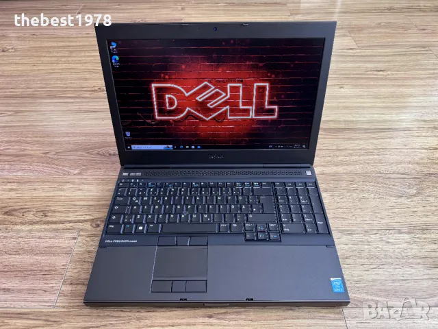 FHD IPS Dell M4800`i7-4810MQ/16GB RAM/256GB SSD+500GB/NVD K2100M/Бат 4ч, снимка 1 - Лаптопи за работа - 47023694