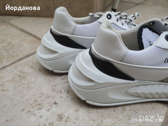 Сникърси ест.кожа 38 номер, снимка 8 - Маратонки - 53907312